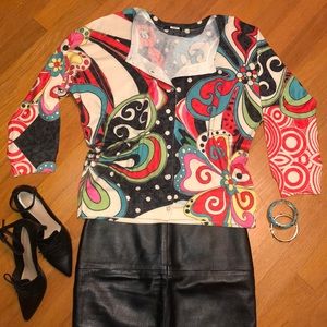 Nally&Millie large sweater. Multi colors